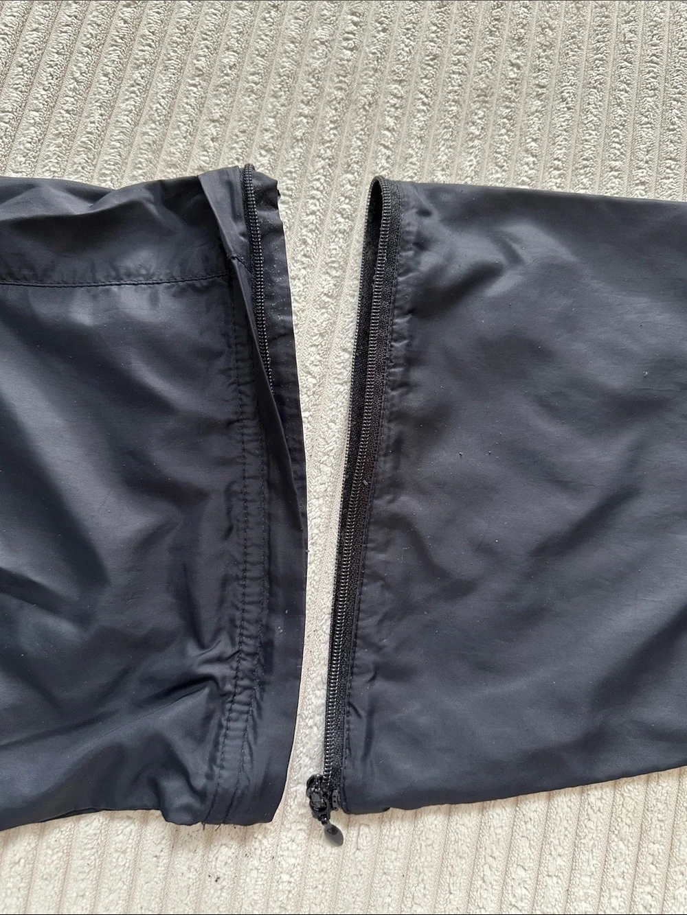 NIKE Golf Men's Black Convertible Zip Off Lightweight Windbreaker Jacket XL